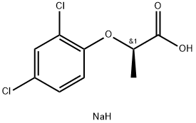 sodium (R)-2-(2,4-dichlorophenoxy)propionate Structure
