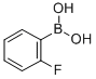 2-FLUOROPHENYLBORONIC ACID 化学構造式