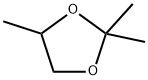2,2,4-トリメチル-1,3-ジオキソラン 化学構造式