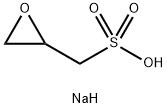 sodium 2,3-epoxypropane-1-sulphonate Structure