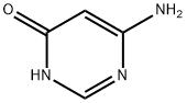 4-Hydroxy-6-aminopyrimidine Struktur
