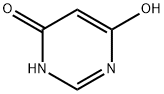4,6-ジヒドロキシピリミジン 化学構造式