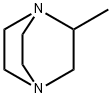 2-メチル-1,4-ジアザビシクロ[2.2.2]オクタン 化学構造式