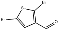 2,5-ジブロモ-3-チオフェンカルボアルデヒド 化学構造式