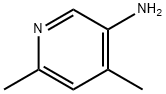 3-アミノ-4,6-ジメチルピリジン 化学構造式