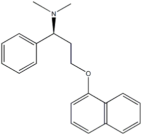 Dapoxetine hydrochloride Structure