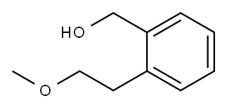 2-(2-甲氧基乙基)苯甲醇 结构式