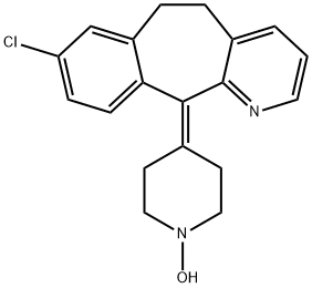 デスロラタジンN-ヒドロキシピペリジン 化学構造式