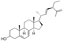 stigmasta-5,7,22,25-tetraene-3-ol Struktur