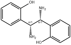 (S,S)-1,2-双(2-羟基苯基)亚乙基二胺,119386-71-9,结构式
