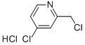 4-クロロ-2-(クロロメチル)ピリジン塩酸塩 化学構造式