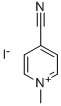 4-氰基-1-甲基吡啶-1-碘化胺 结构式