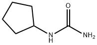1-シクロペンチル尿素 化学構造式
