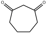シクロヘプタン-1,3-ジオン 化学構造式