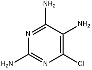 2,4,5-トリアミノ-6-クロロピリミジン 化学構造式