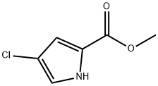 4-氯-1H-吡咯-2-甲酸甲酯,1194-96-3,结构式