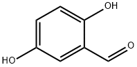 2,5-ジヒドロキシベンズアルデヒド 化学構造式