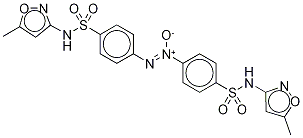 4,4'-Azoxybis[N-(5-Methyl-3-isoxazolyl)-benzenesulfonaMide Structure