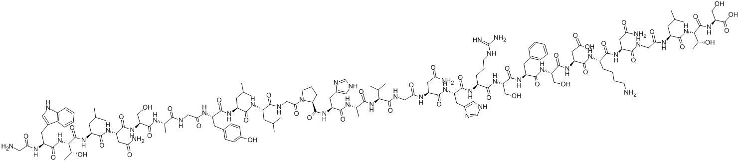 甘丙肽, 119418-04-1, 结构式