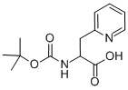 Boc-DL-2-pyridylalanine Structure