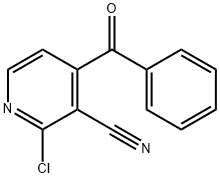 4-benzoyl-2-chloronicotinonitrile Struktur