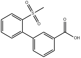 2-(Methylsulfonyl)biphenyl-3-carboxylic acid Structure