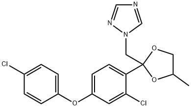 苯醚甲环唑,119446-68-3,结构式