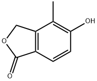 5-hydroxy-4-methyl-2-benzofuran-1(3H)-one Structure