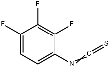 2,3,4-トリフルオロフェニルイソチオシアン酸 化学構造式