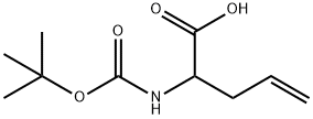 DL-N-BOC-烯丙基甘氨酸, 119479-32-2, 结构式