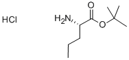 L-正缬氨酸叔丁酯盐酸盐,119483-47-5,结构式