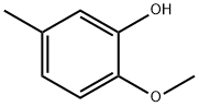 2-甲氧基-5-甲基苯酚 结构式