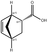(1R,2R,4R)-ビシクロ[2.2.1]ヘプト-5-エン-2-カルボン酸 化学構造式