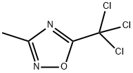 3-甲基-5-三氯甲基-1,2,4-恶二唑, 1195-25-1, 结构式