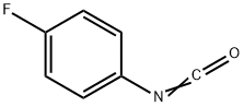 4-Fluorophenyl isocyanate Struktur