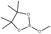 2-メトキシ-4,4,5,5-テトラメチル-1,3,2-ジオキサボロラン 化学構造式