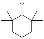 2,2,6,6-TETRAMETHYLCYCLOHEXANONE Structure