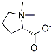 (2S)-1,1-dimethyl-2,3,4,5-tetrahydropyrrole-2-carboxylate Struktur