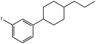 1-Fluoro-3-(4-propyl-cyclohexyl)-benzene Structure