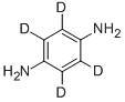 1,4‐ベンゼン‐D4‐ジアミン 化学構造式