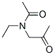 Acetamide, N-ethyl-N-(2-oxopropyl)- (9CI) Struktur