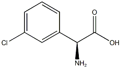 L-3-CHLOROPHENYLGLYCINE Struktur