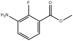 3-アミノ-2-フルオロ安息香酸メチル 化学構造式