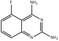 2,4-二氨基-5-氟喹唑啉, 119584-70-2, 结构式