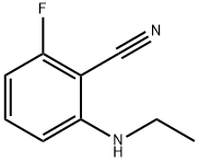 2-(Ethylamino)-6-fluorobenzenecarbonitrile Struktur