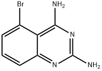 5-溴喹唑啉-2,4-二胺 结构式