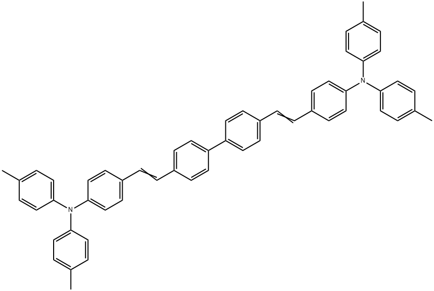 4,4'-Bis[4-(di-p-tolylamino)styryl]biphenyl Struktur
