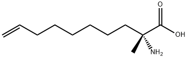 (R)-2-氨基-2-甲基癸-9-烯酸, 1195967-46-4, 结构式