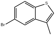 3-甲基-5-溴苯并噻吩, 1196-09-4, 结构式