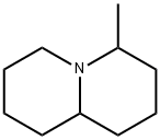 オクタヒドロ-4-メチル-2H-キノリジン 化学構造式